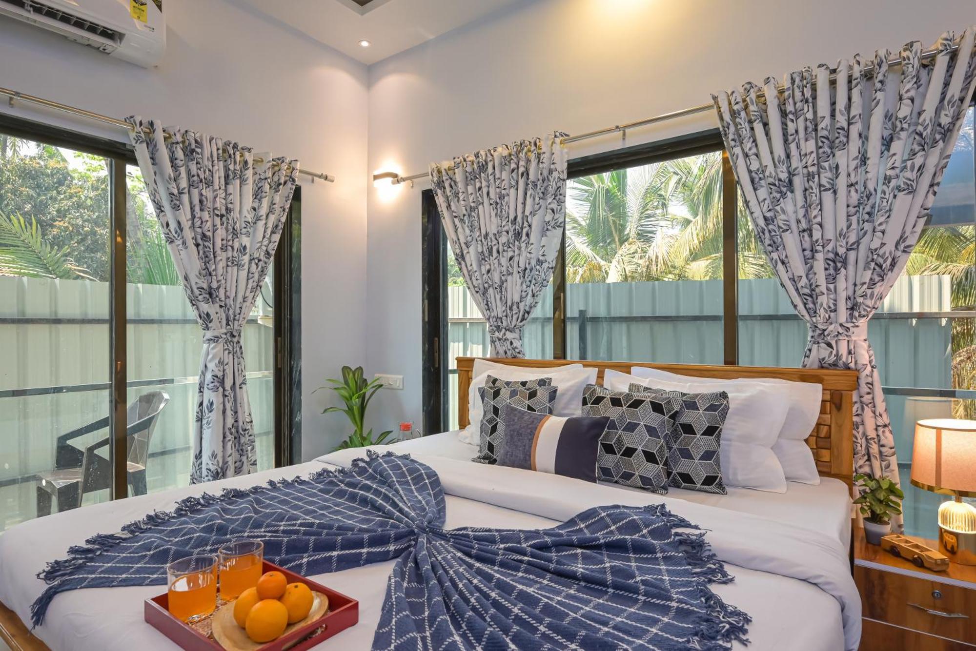 Seas The Day Luxurious 5Bhk Villa 2Min From Awas Beach With Huge Private Pool Алибаг Екстериор снимка