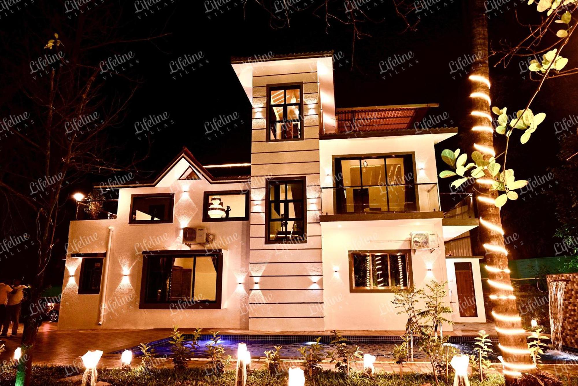 Seas The Day Luxurious 5Bhk Villa 2Min From Awas Beach With Huge Private Pool Алибаг Екстериор снимка