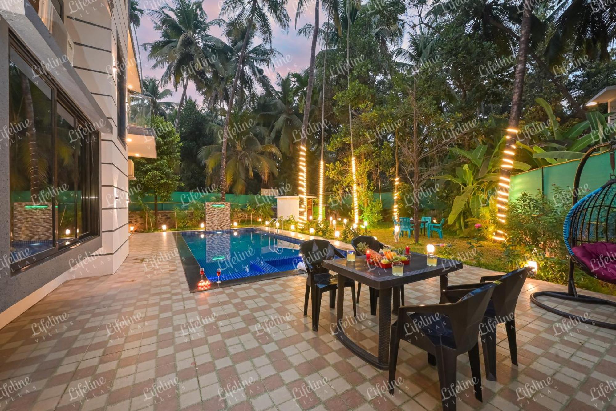 Seas The Day Luxurious 5Bhk Villa 2Min From Awas Beach With Huge Private Pool Алибаг Екстериор снимка