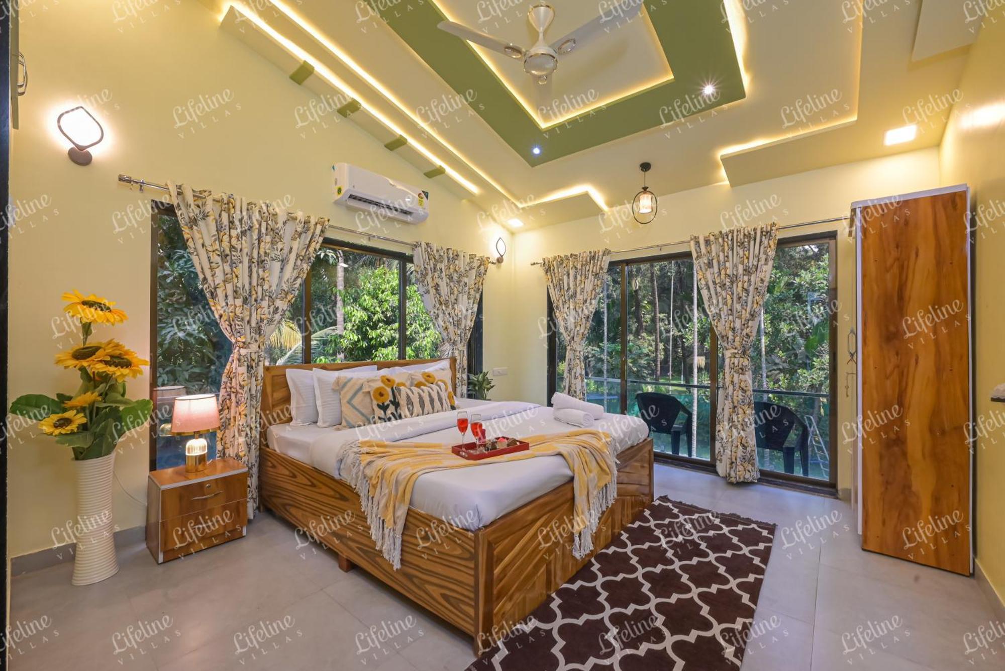 Seas The Day Luxurious 5Bhk Villa 2Min From Awas Beach With Huge Private Pool Алибаг Екстериор снимка