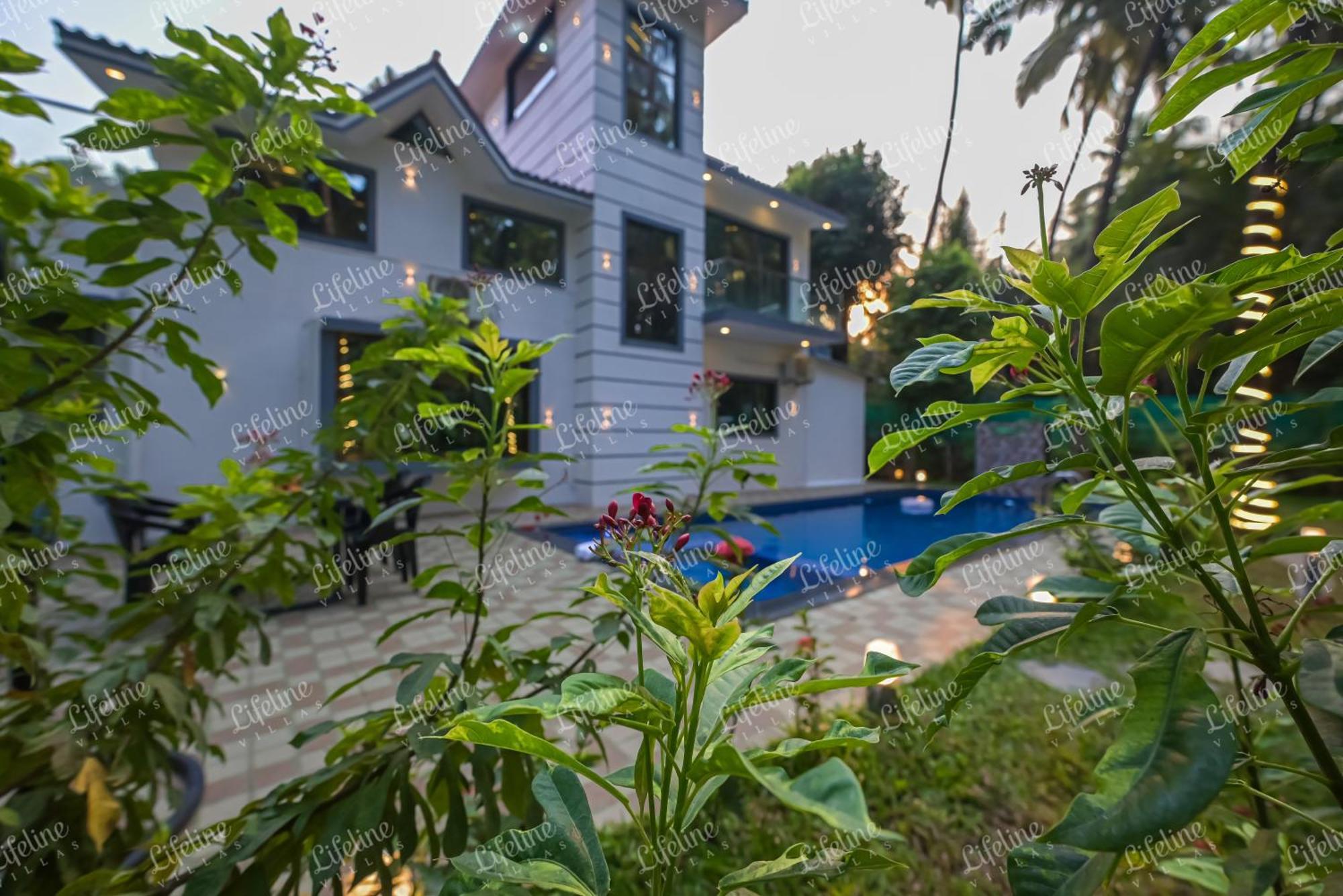 Seas The Day Luxurious 5Bhk Villa 2Min From Awas Beach With Huge Private Pool Алибаг Екстериор снимка